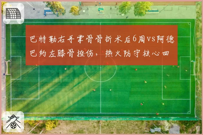 巴特勒右手掌骨骨折术后6周vs阿德巴约左膝骨挫伤，热火防守核心回归时间表